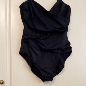 Elegant Black One-Piece Swimsuit